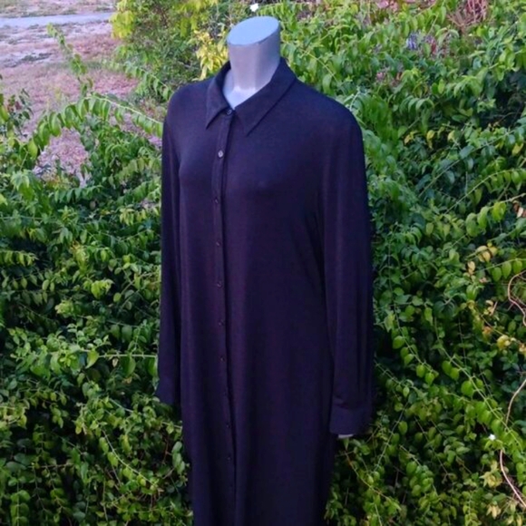 CAMI INTERNATIONAL LADIES BLACK (11) BUTTON FT CLOSURE LUXURY DRESS (TAIWAN) - Picture 7 of 17